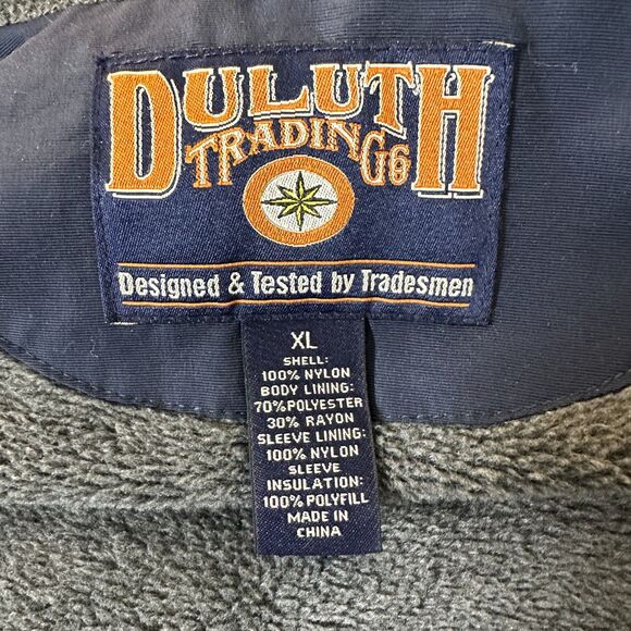 Duluth Trading Co. Navy Blue Nylon Jacket Men's Size XL - Picture 2 of 4